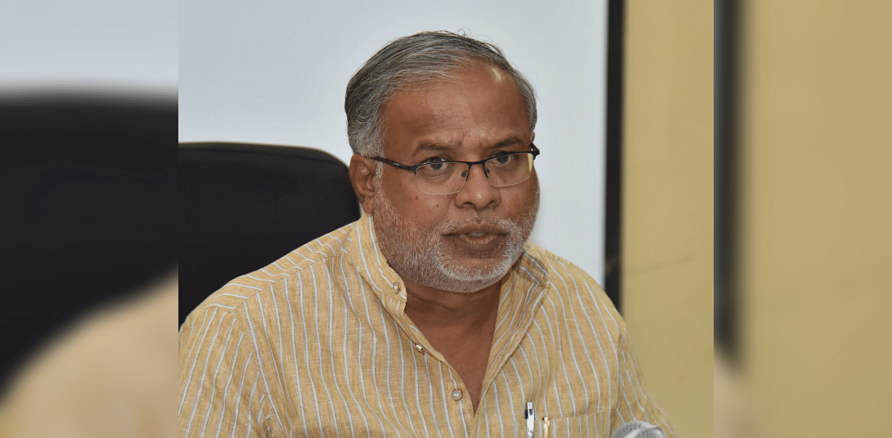 Minister for Primary and Secondary Education S Suresh Kumar. Credit: DH photo. 