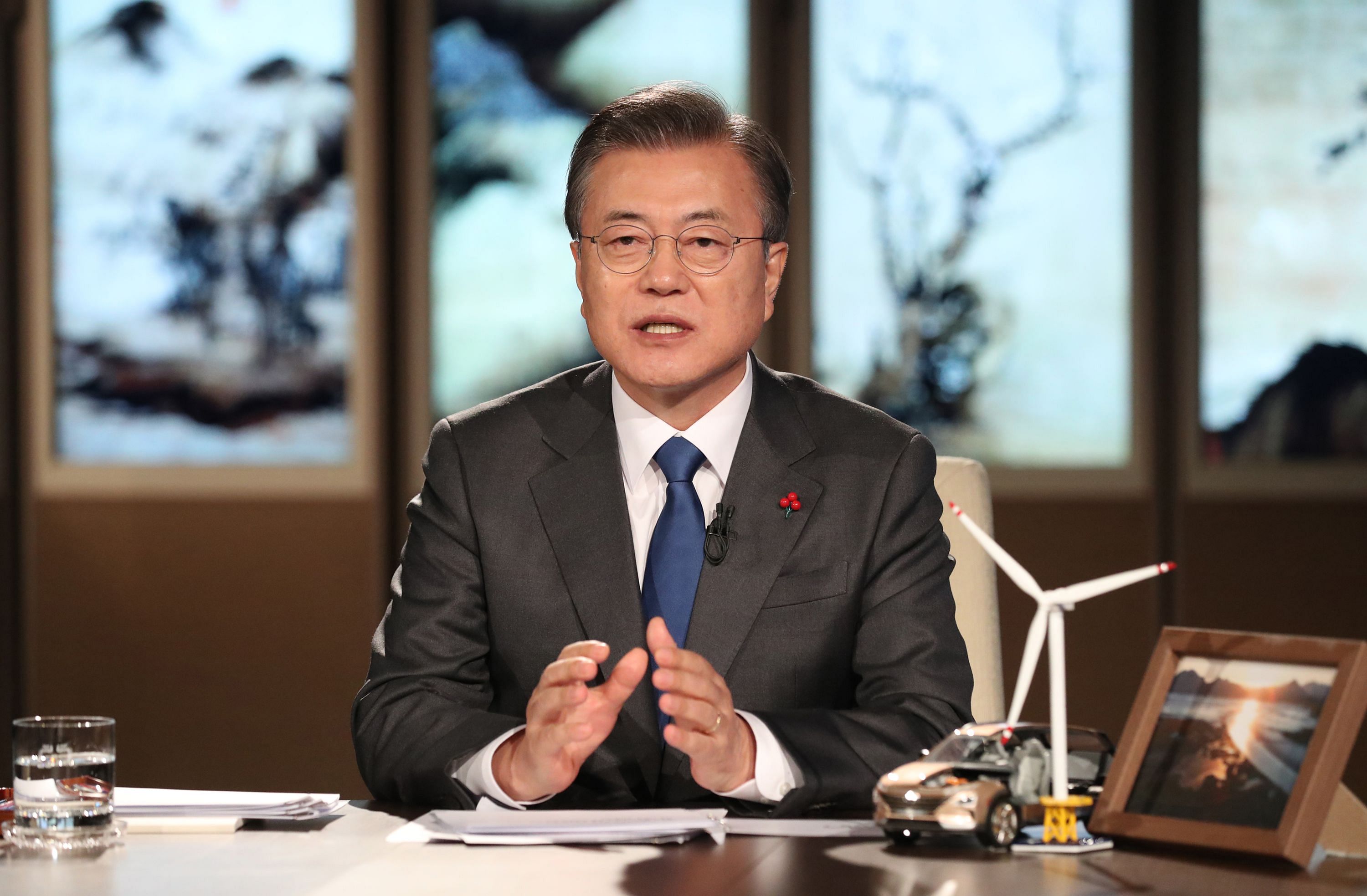 South Korean President Moon Jae-in. Credit: AFP Photo