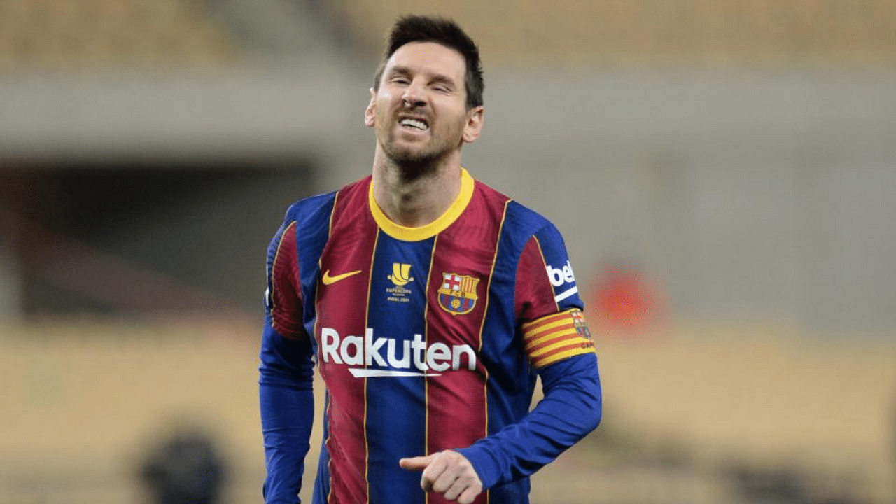 Barcelona's Argentinian forward Lionel Messi. Credit: AFP Photo