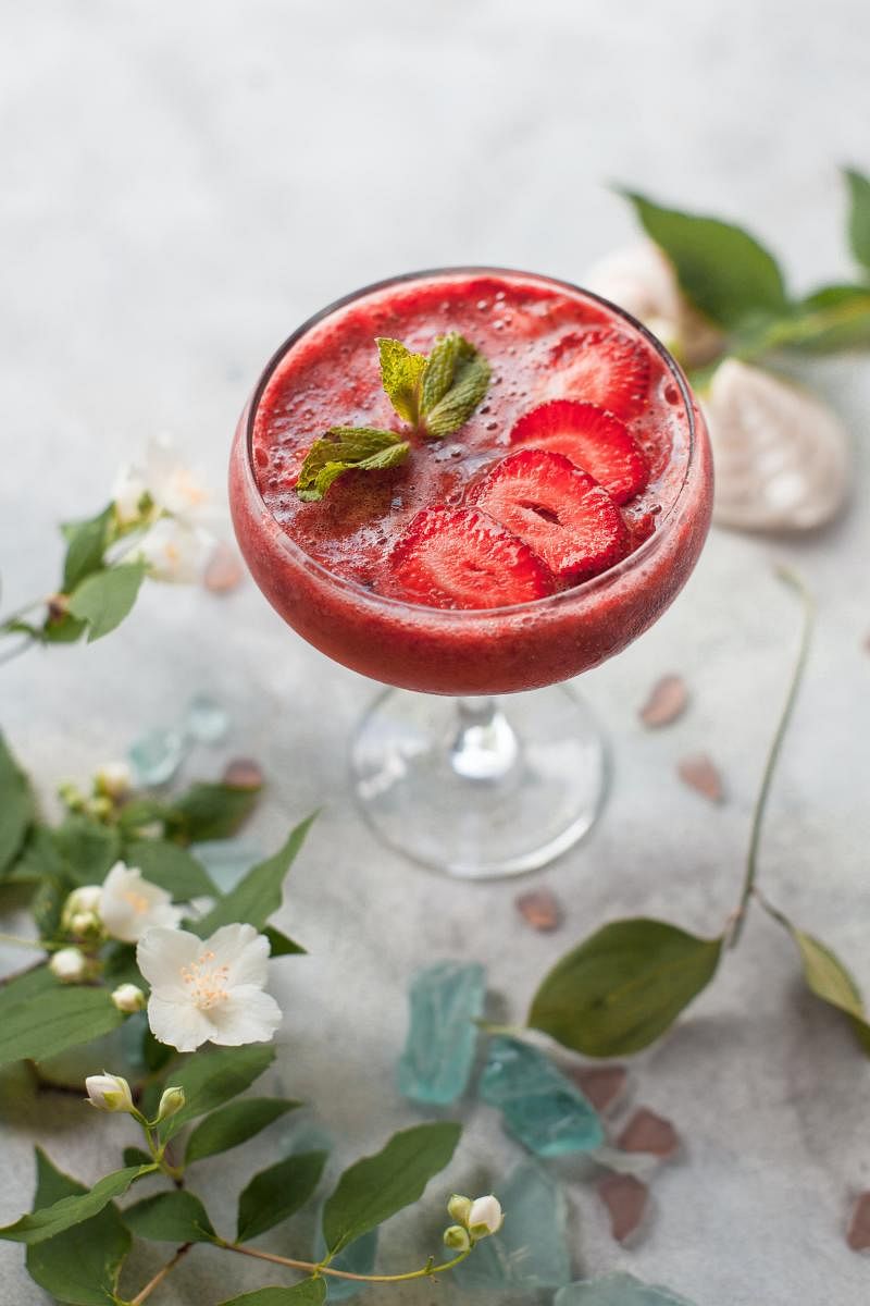 Strawberry Lemonade Vodka Slush