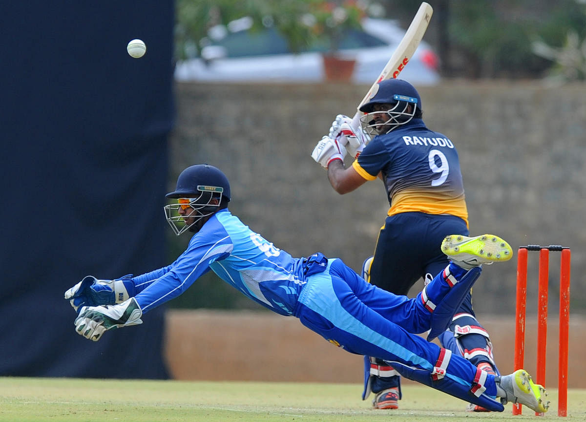 BR Sharath is one of the three wicketkeepers in the Karnataka set-up aiming to earn a permanent spot in the playing XI. DH FILE PHOTO