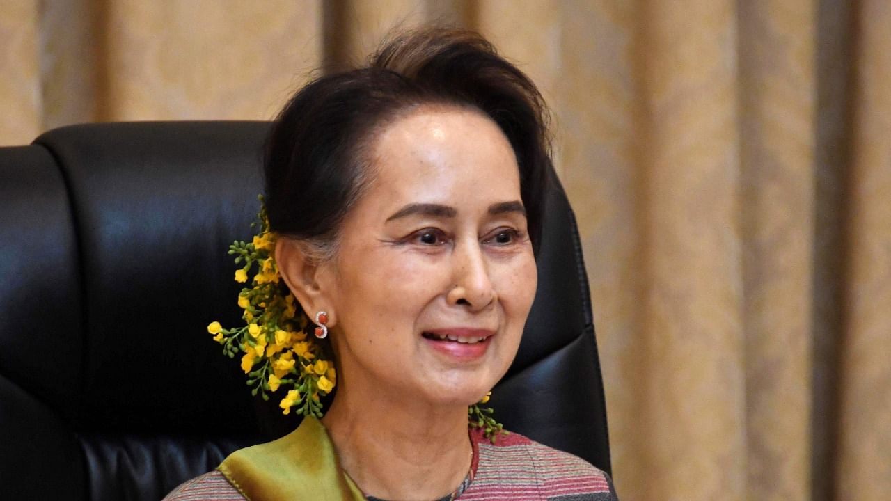 Myanmar's State Counsellor Aung San Suu Kyi. Credit: AFP File Photo