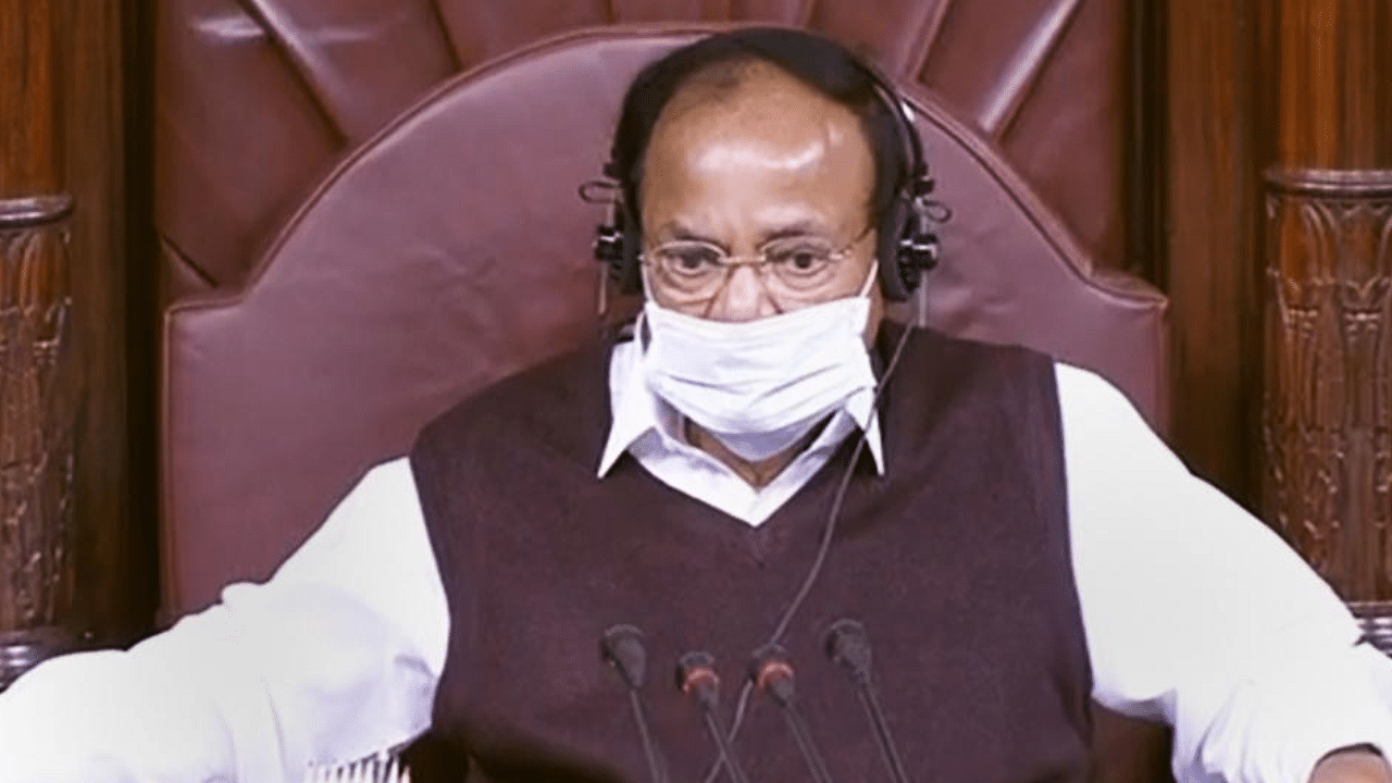 Rajya Sabha Chairman M Venkaiah Naidu. Credit: PTI Photo