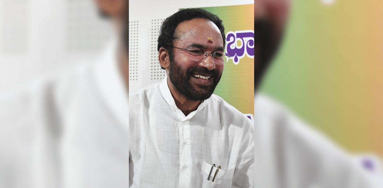 Minister of State for Home G Kishan Reddy. Credit: DH. 