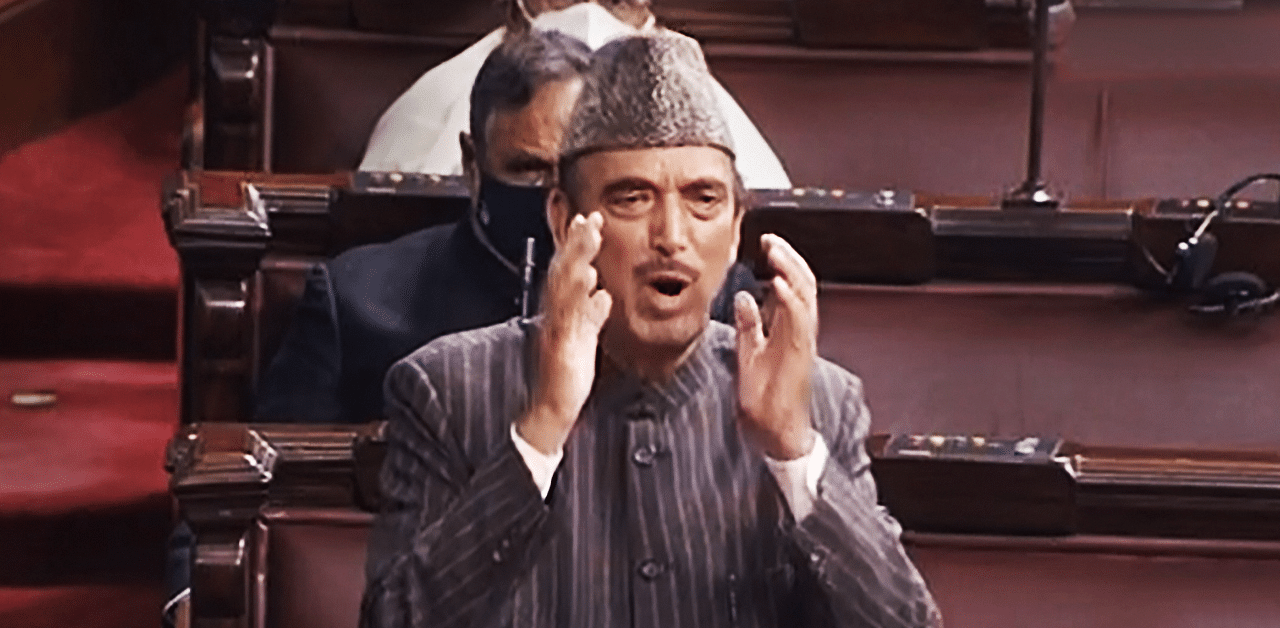 Leader of the Opposition Ghulam Nabi Azad. Credit: PTI Photo