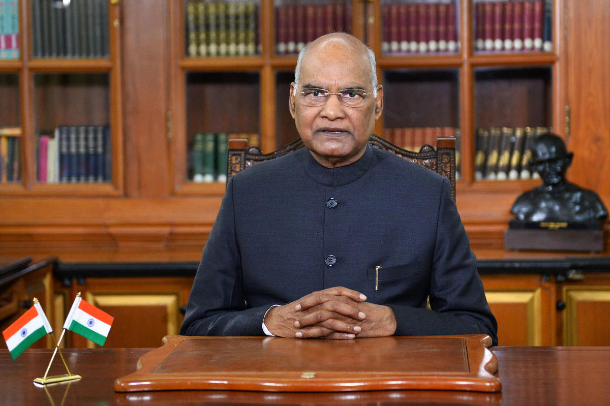 President Ram Nath Kovind. Credit: PTI