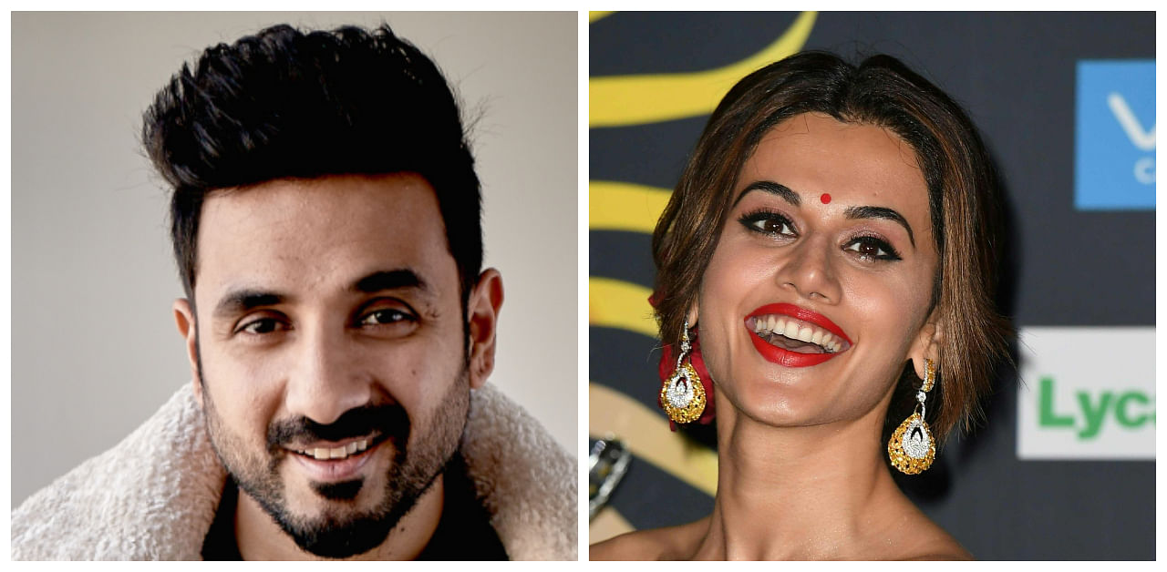 Comedian Vir Das and actor Tapsee Pannu. Credit: PR Handout and AFP Photo