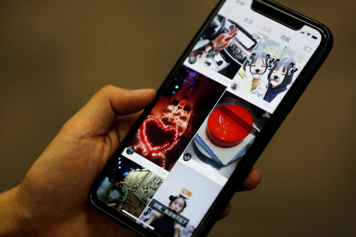 Video-streaming app Kuaishou is pictured on a mobile phone in this illustration picture taken January 25, 2018. Credit: REUTERS File Photo