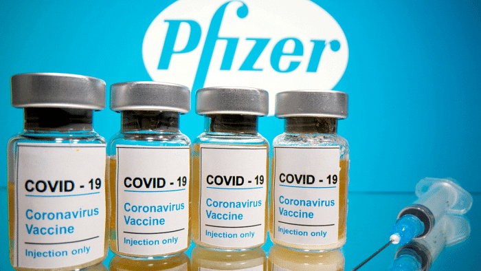 Vials of Pfizer's Covid-19 vaccine. Credit: Reuters Photo