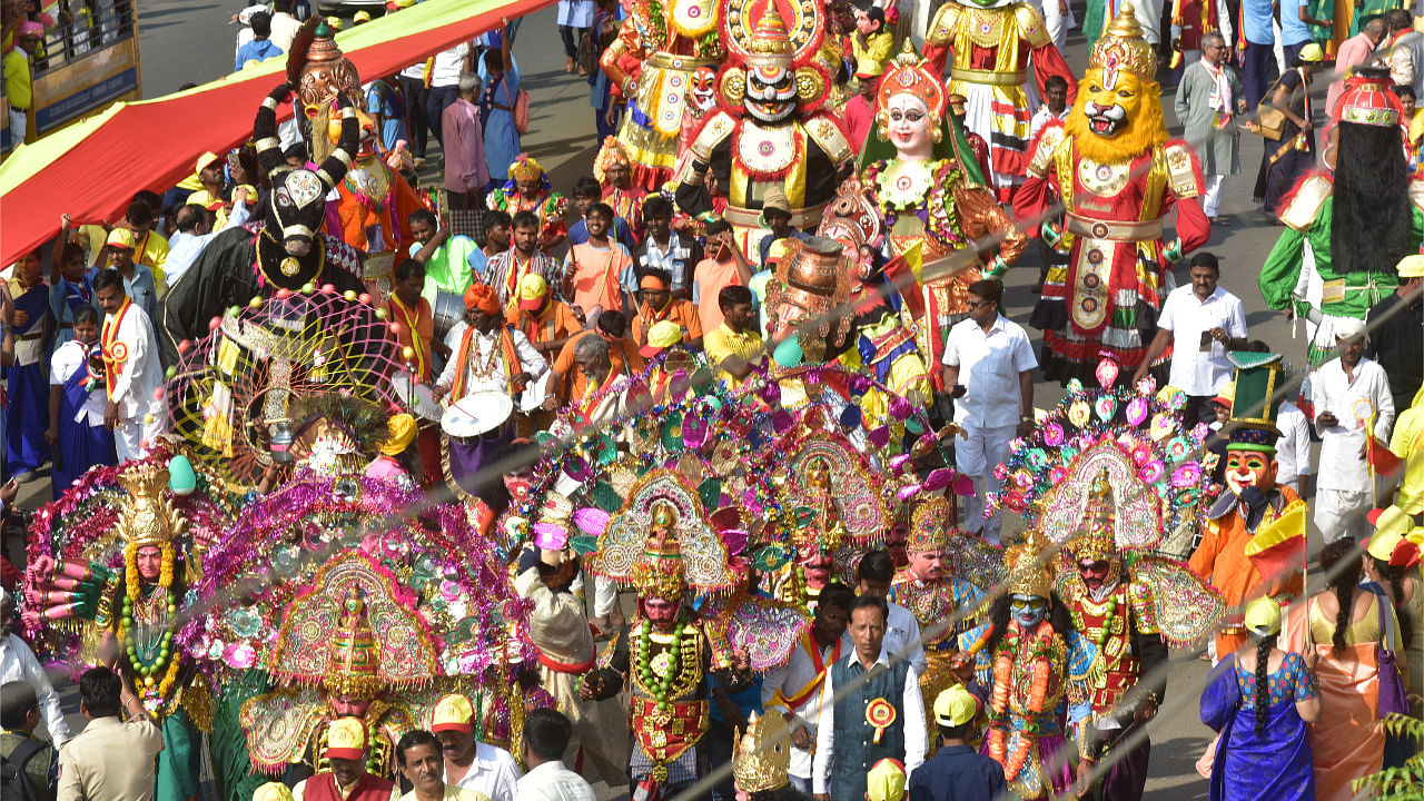 Roadshow of 85th All India Kannada Sahitya Sammelana. Credit: DH File Photo