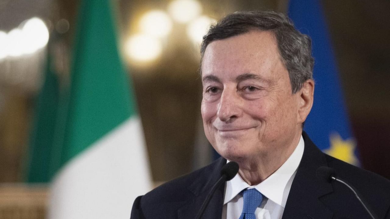Mario Draghi. Credit: AFP.