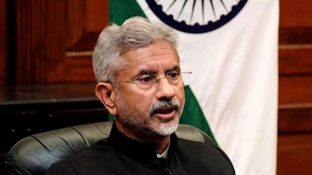 External Affairs Minister S Jaishankar. Credit: PTI/Twitter/@DrSJaishankar.