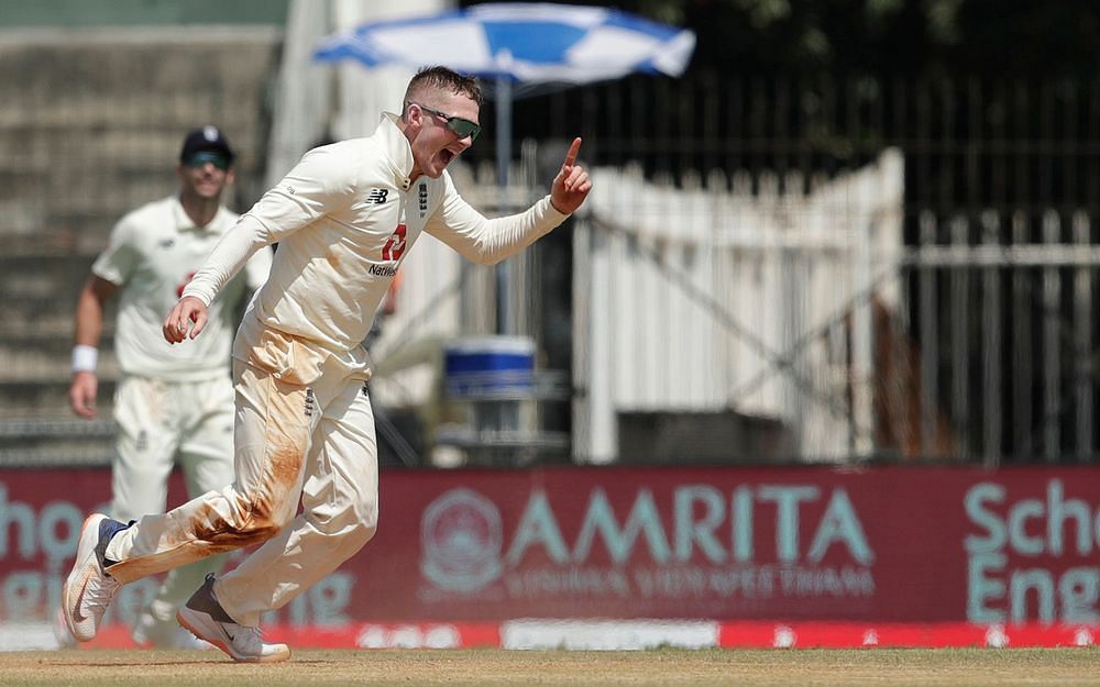 Off-spinner Dom Bess excelled for England, bagging 4/55, on the third day of the first Test in Chennai. BCCI