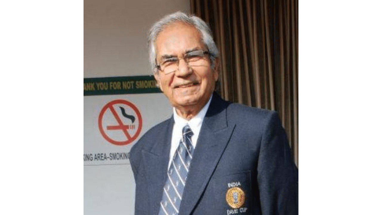 Akhtar Ali, a former Davis Cup coach and a legendary figure in Indian tennis, died on Sunday due to multiple health issues. Credit: Facebook Photo/@Akhtar-Ali