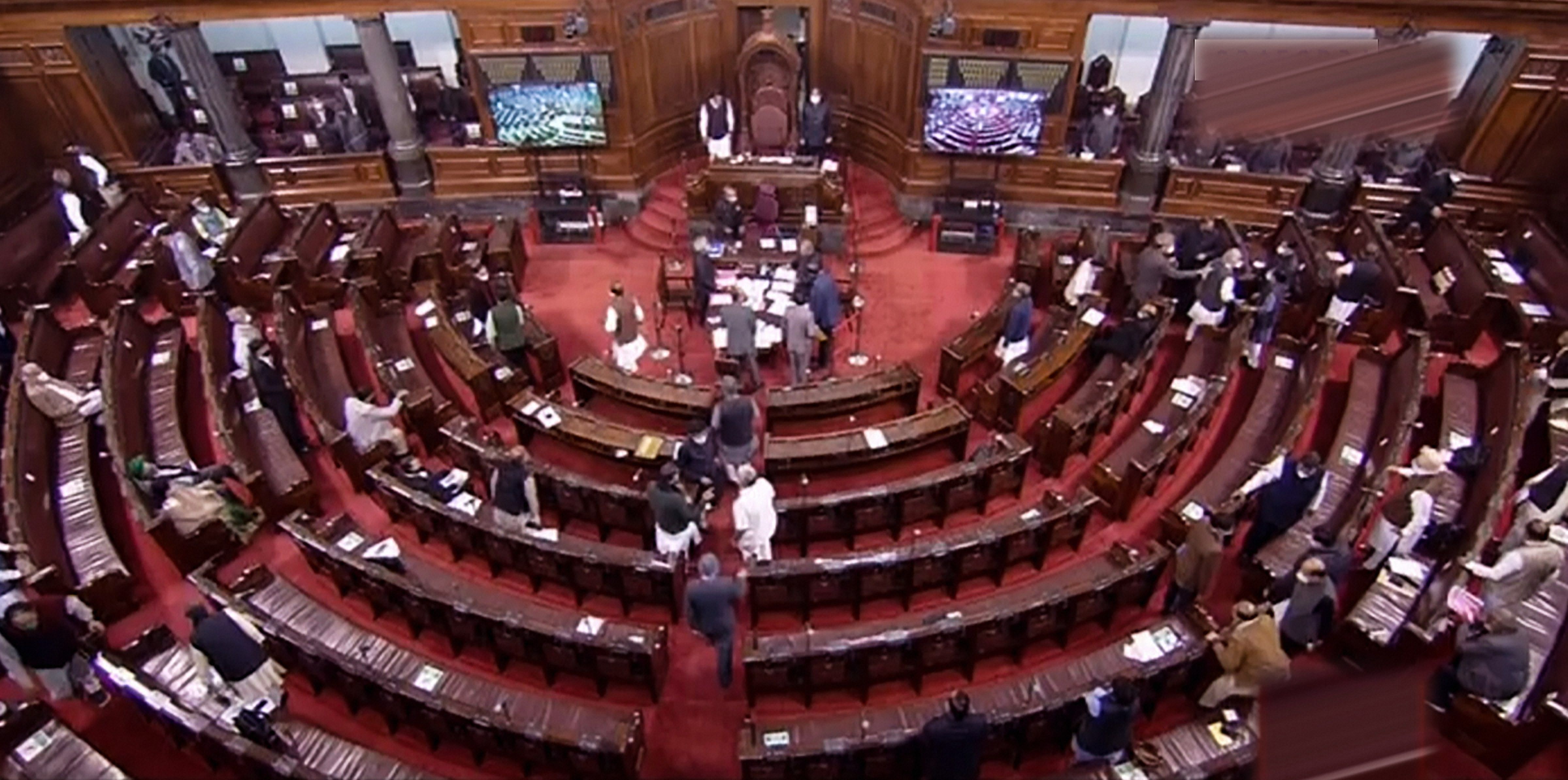 MPs sat for an extra 33 minutes beyond the business hours, especially on February 5 to conclude the debate on the Motion of Thanks to the President's Address in which 50 MPs from 25 parties had participated in the debate in Rajya Sabha. Credit: PTI