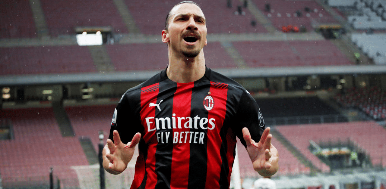  AC Milan's Zlatan Ibrahimovic. Credit: Reuters Photo