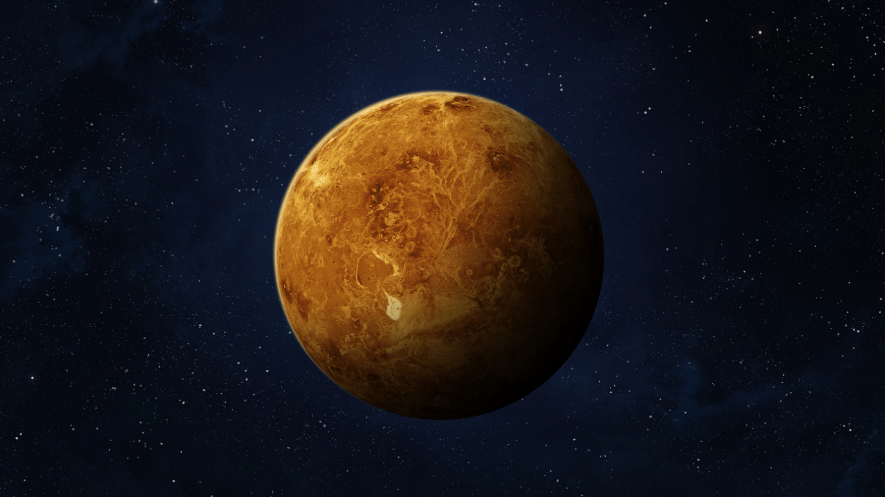 View of planet Venus from space. Credit: iStock Photo