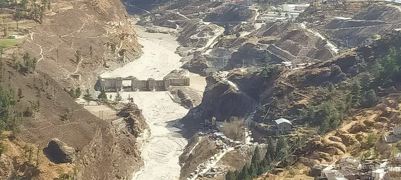 NTPC project at Tapovan near Joshimath. Credit: Special Arrangement