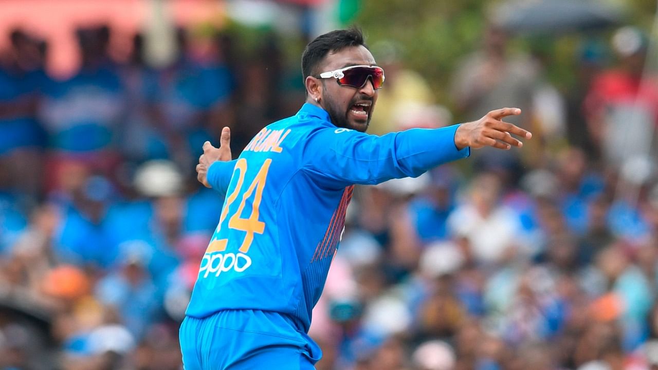 India international Krunal Pandya will captain Baroda in the Vijay Hazare Trophy starting February 20. Credit: AFP Photo.