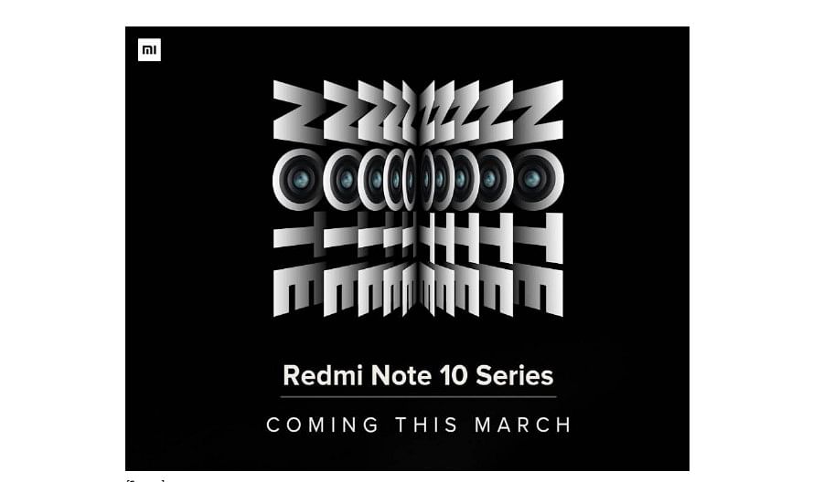 The Redmi Note 10 teaser. Credit: Xiaomi India