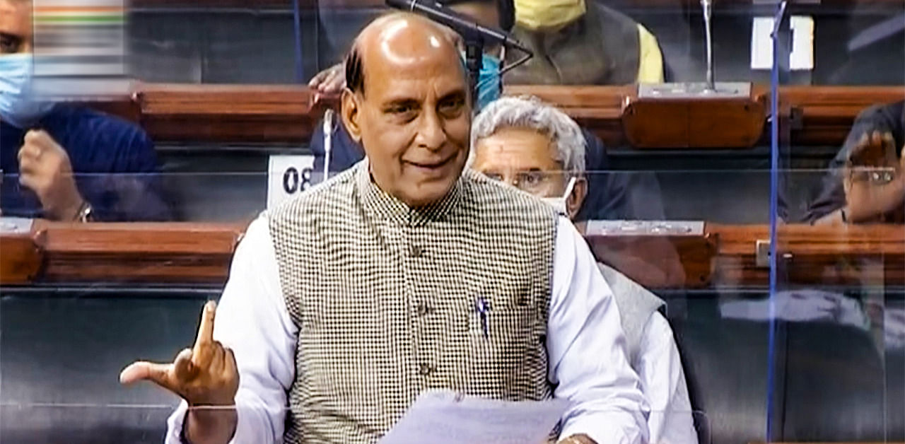 Defence Minister Rajnath Singh. Credit: PTI Photo