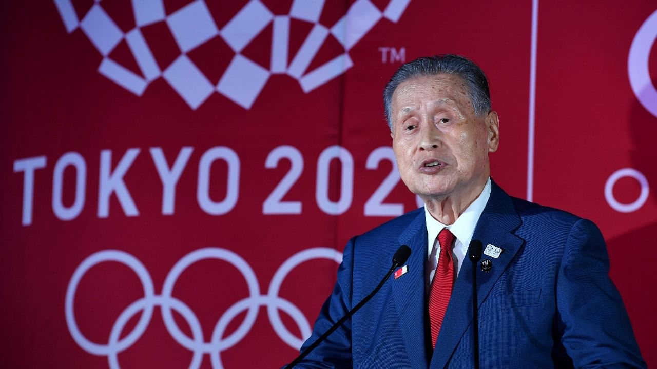 This file photo taken on July 24, 2019 shows president of Tokyo 2020 Olympic Games organising committee, Yoshiro Mori. Credit: AFP Photo