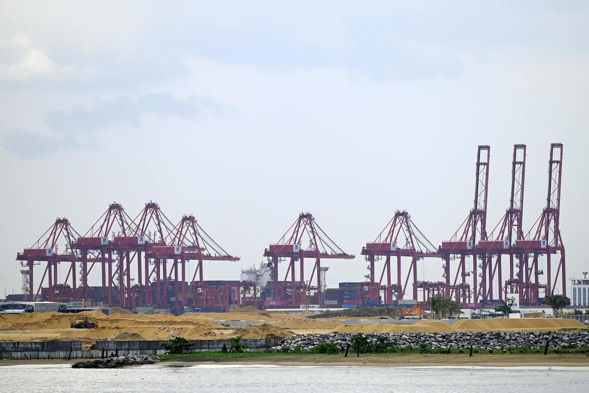 Colombo Port. Credit: AFP photo. 