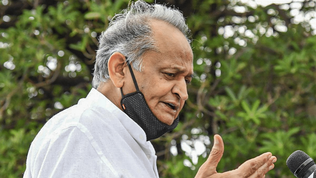 Rajasthan Chief Minister Ashok Gehlot. Credit: PTI Photo