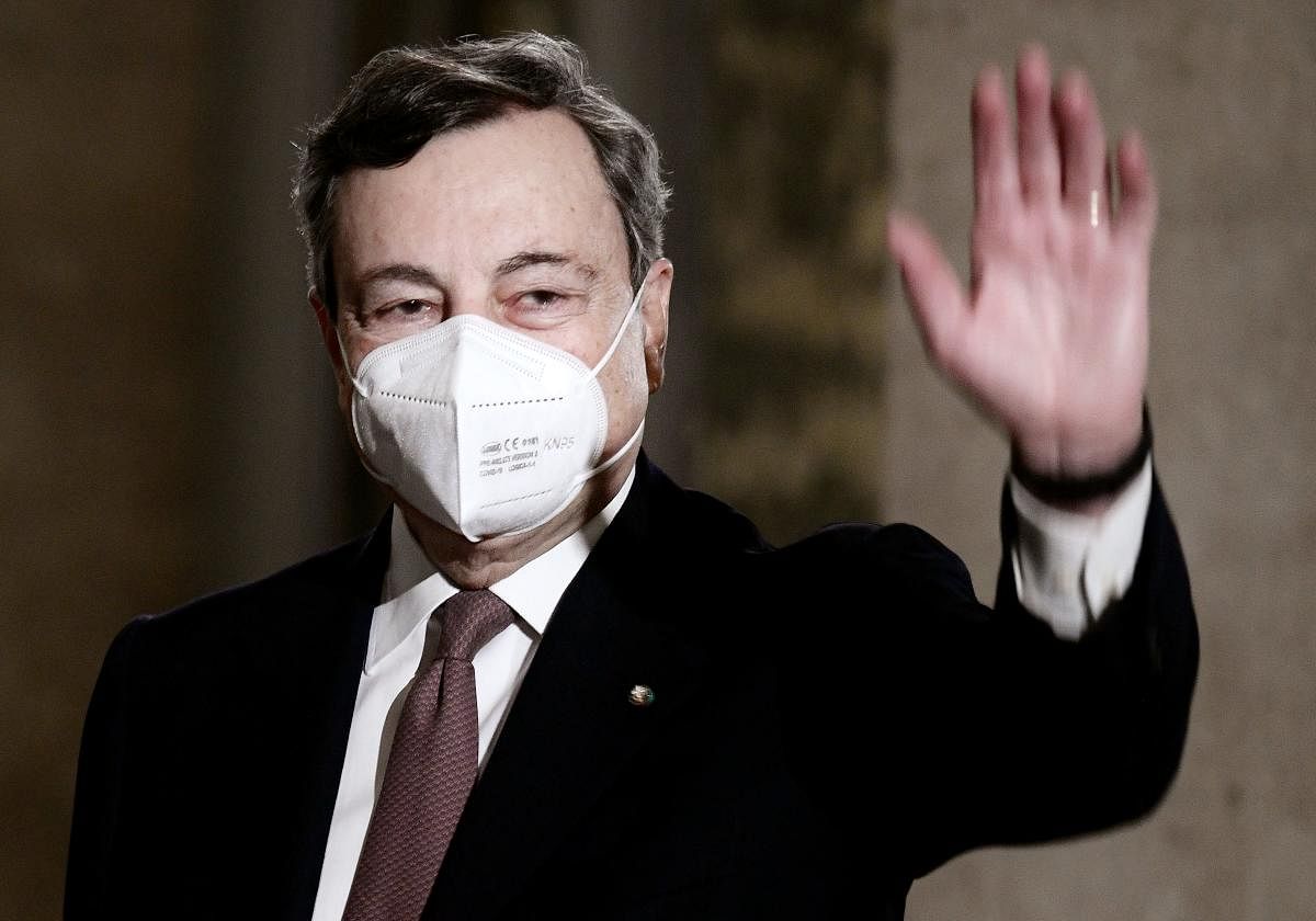 Mario Draghi. Credit: AFP photo. 