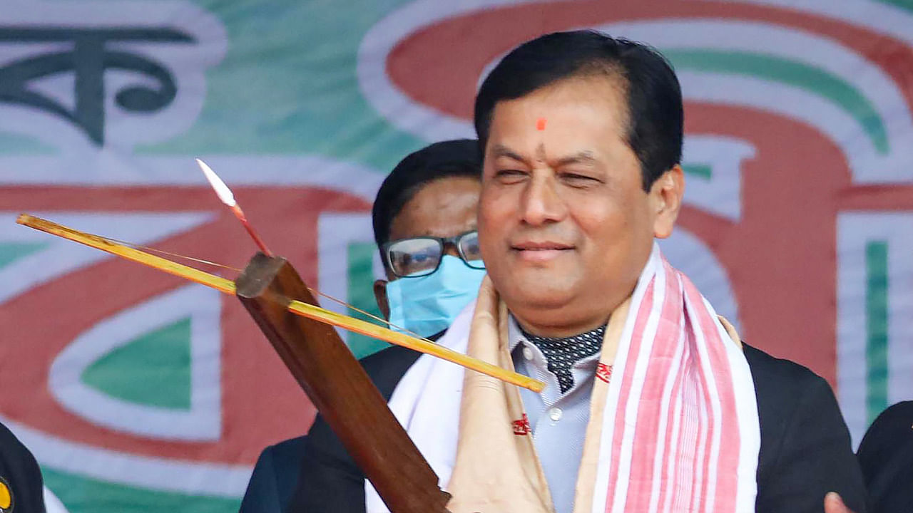 Assam CM Sarbananda Sonowal. Credit: PTI Photo
