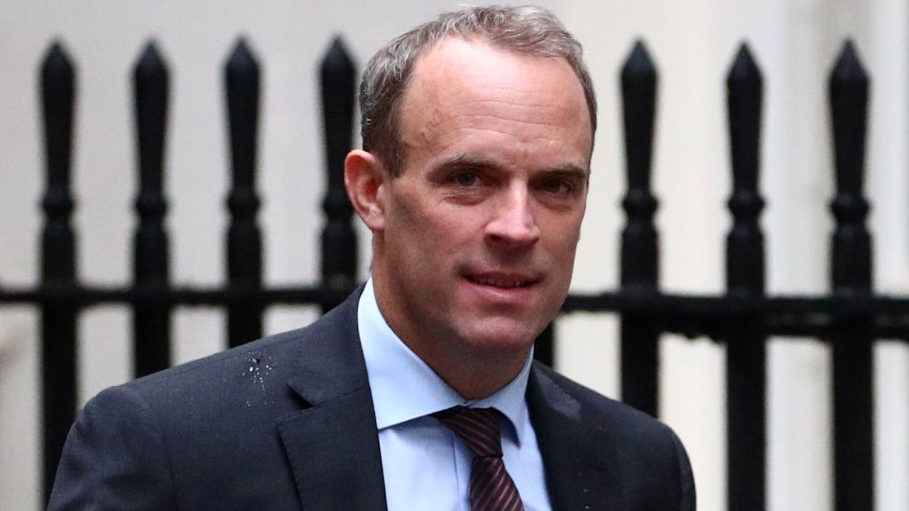 Britain's Foreign Secretary Dominic Raab. Credit: Reuters Photo