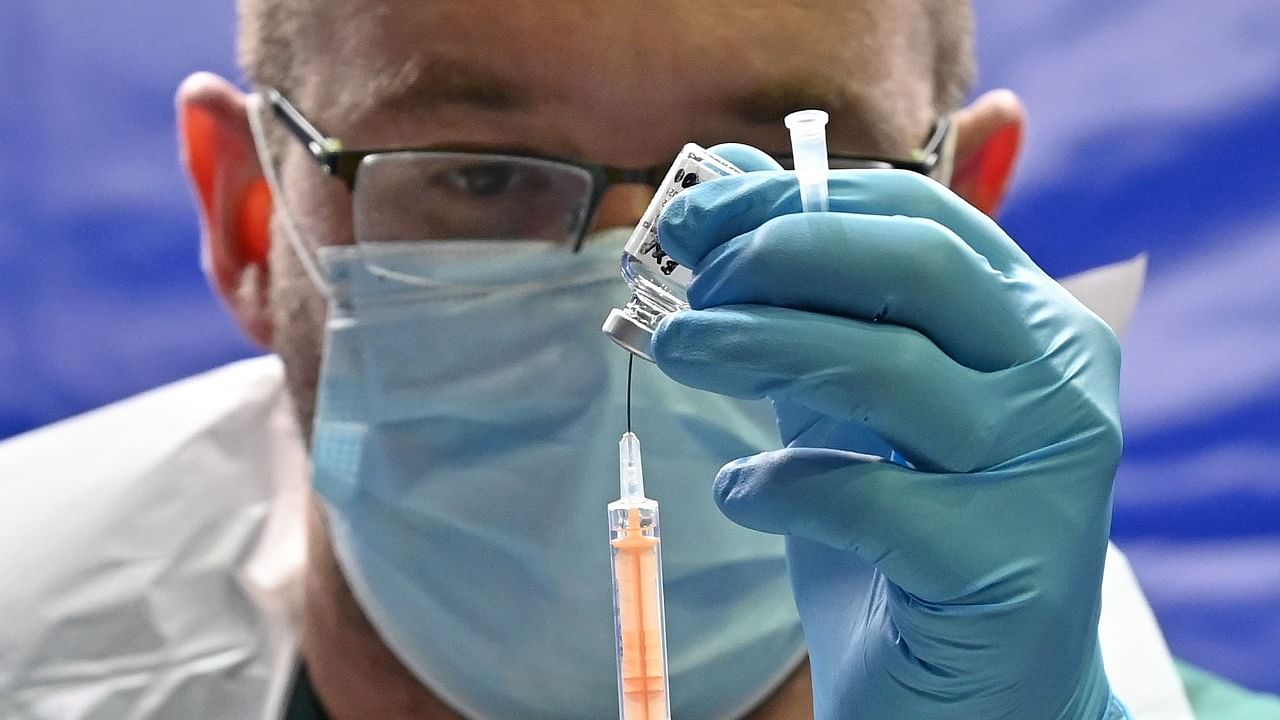 In the next phase starting Monday, general practitioner (GP) led vaccination sites will focus initially on the clinically vulnerable with long term conditions and requiring continuity of care. Credit: AFP File Photo.