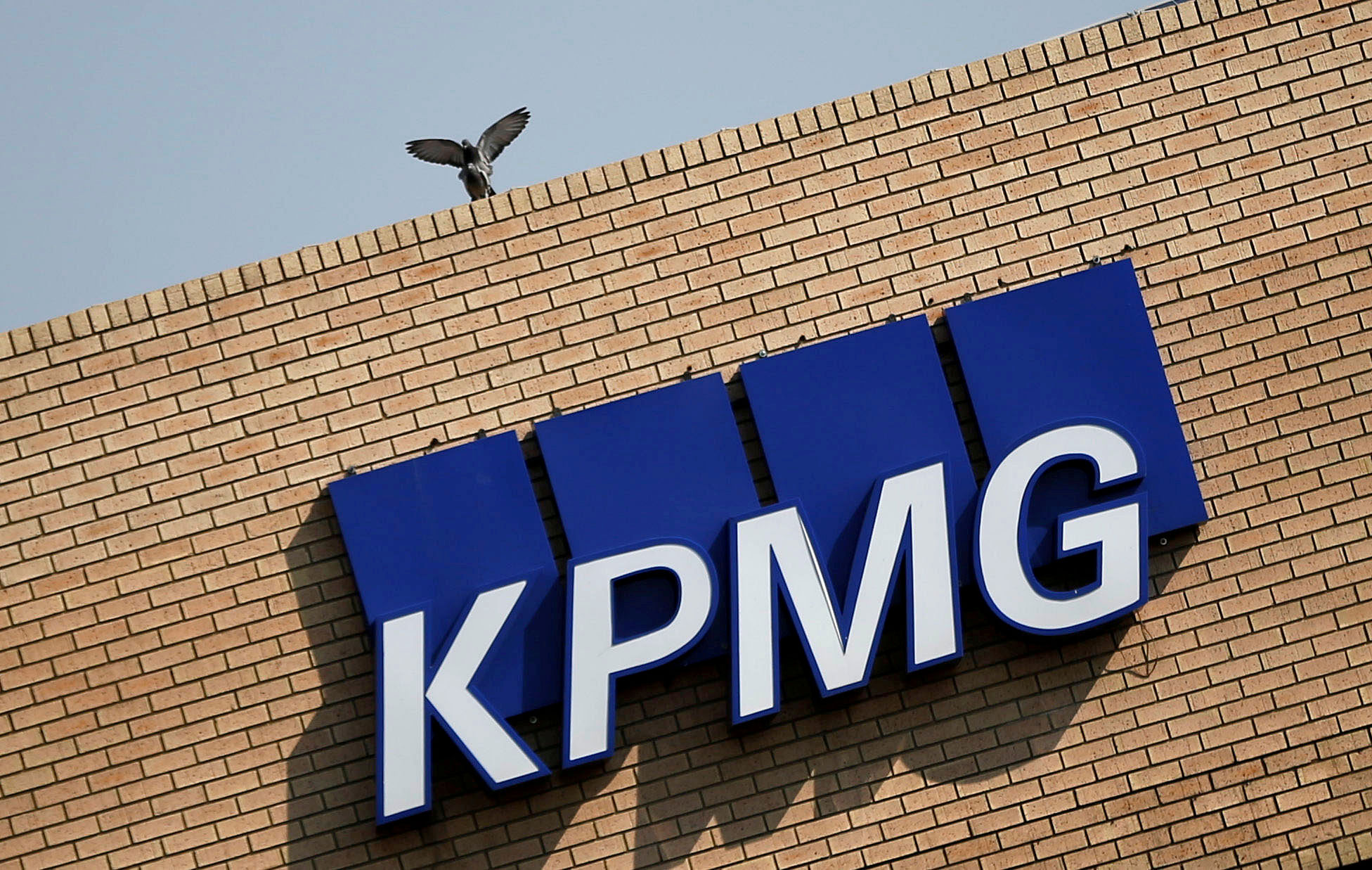 The KPMG logo is seen at the company's head offices in Parktown, Johannesburg. Credit: Reuters Photo