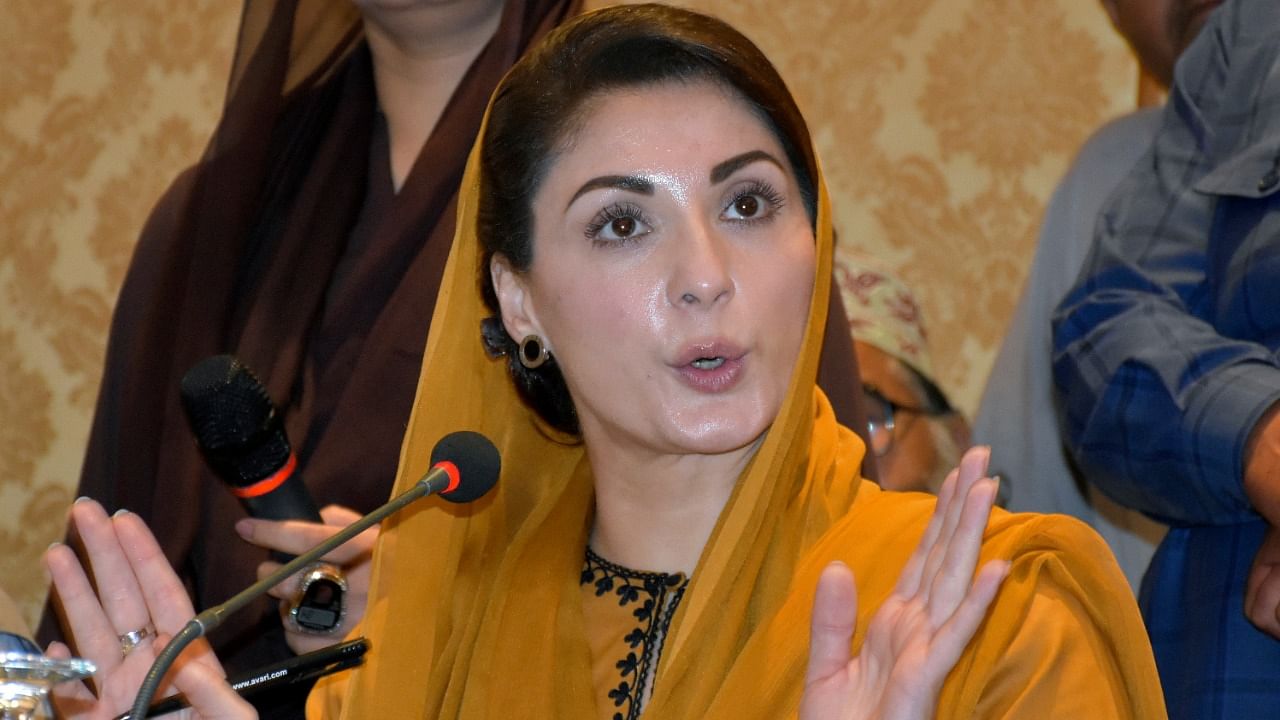 Maryam Nawaz, daughter of former Pakistani prime minister Nawaz Sharif and leader of an opposition party. Credit: AP/PTI Photo