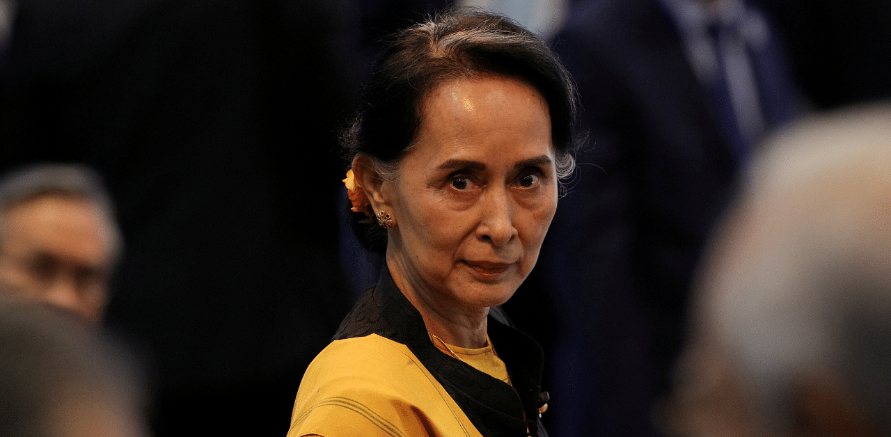 Myanmar's ousted leader Aung San Suu Kyi. Credit: Reuters Photo