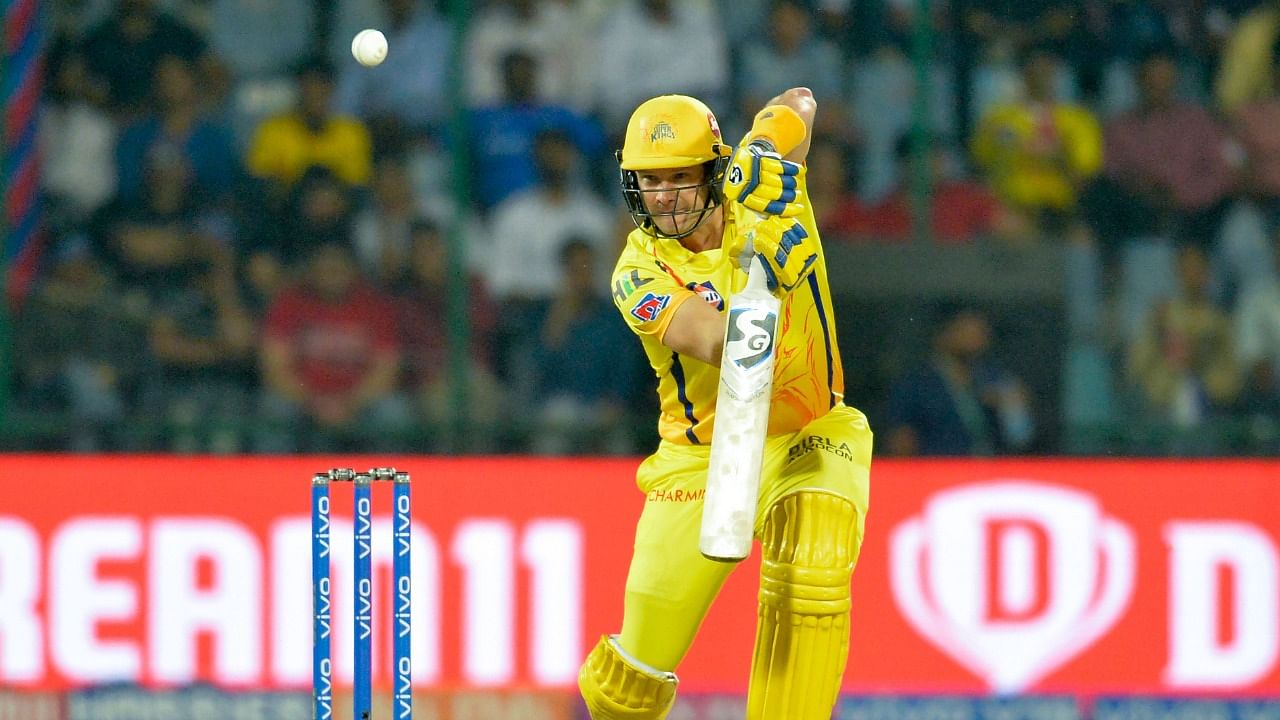 Chennai Super Kings have released the 39-yaer old Shane Watson and will seek to find a replacement for the Australian in the IPL Auction on Thursday. Credit: AFP File Photo