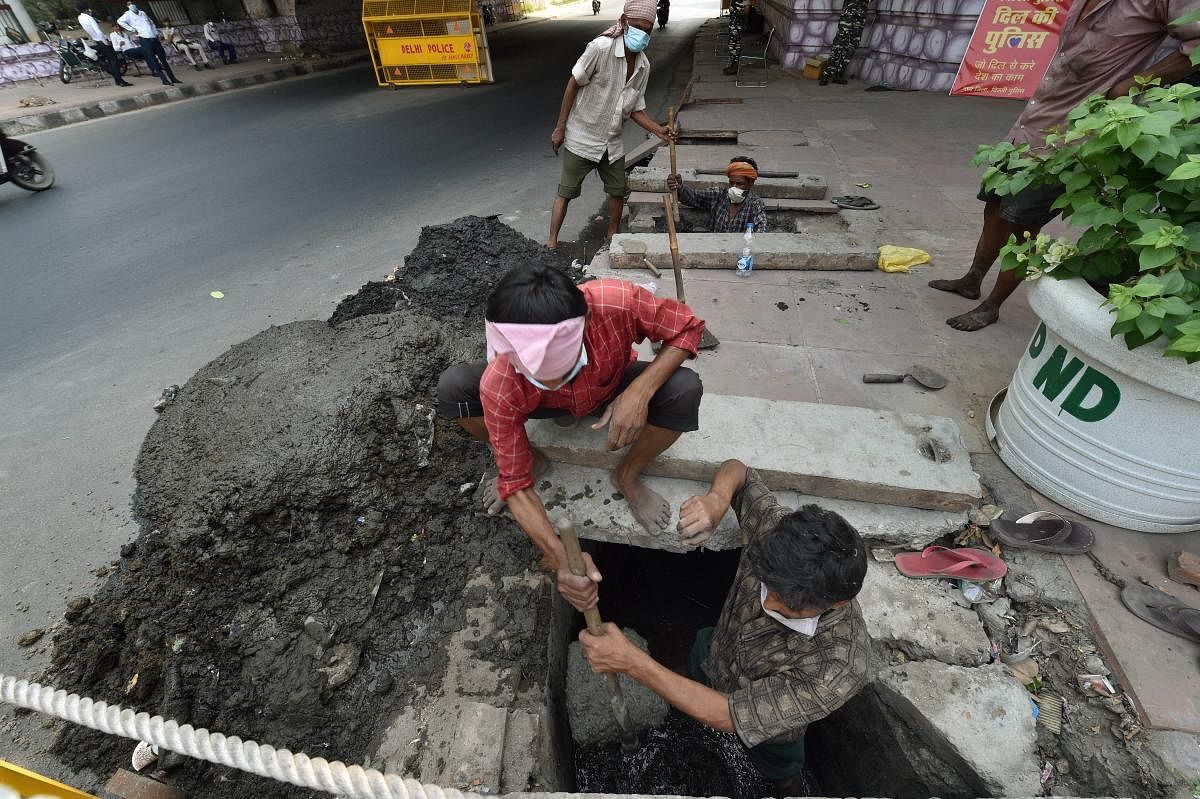 The drain was being cleared after four years. (Representational image)