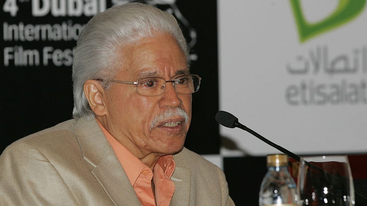 Musician Johnny Pacheco attend a press conference for the movie '90 Millas' during day two of the 4th Dubai International Film Festival on December 10, 2007 in Dubai, United Arab Emirates. (Photo by Gareth Cattermole/Getty Images)