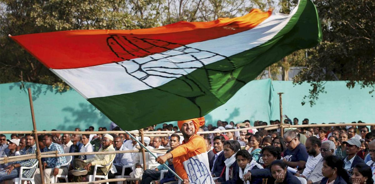 2,037 candidates from the ruling Congress are in the fray. Credit: PTI photo. 