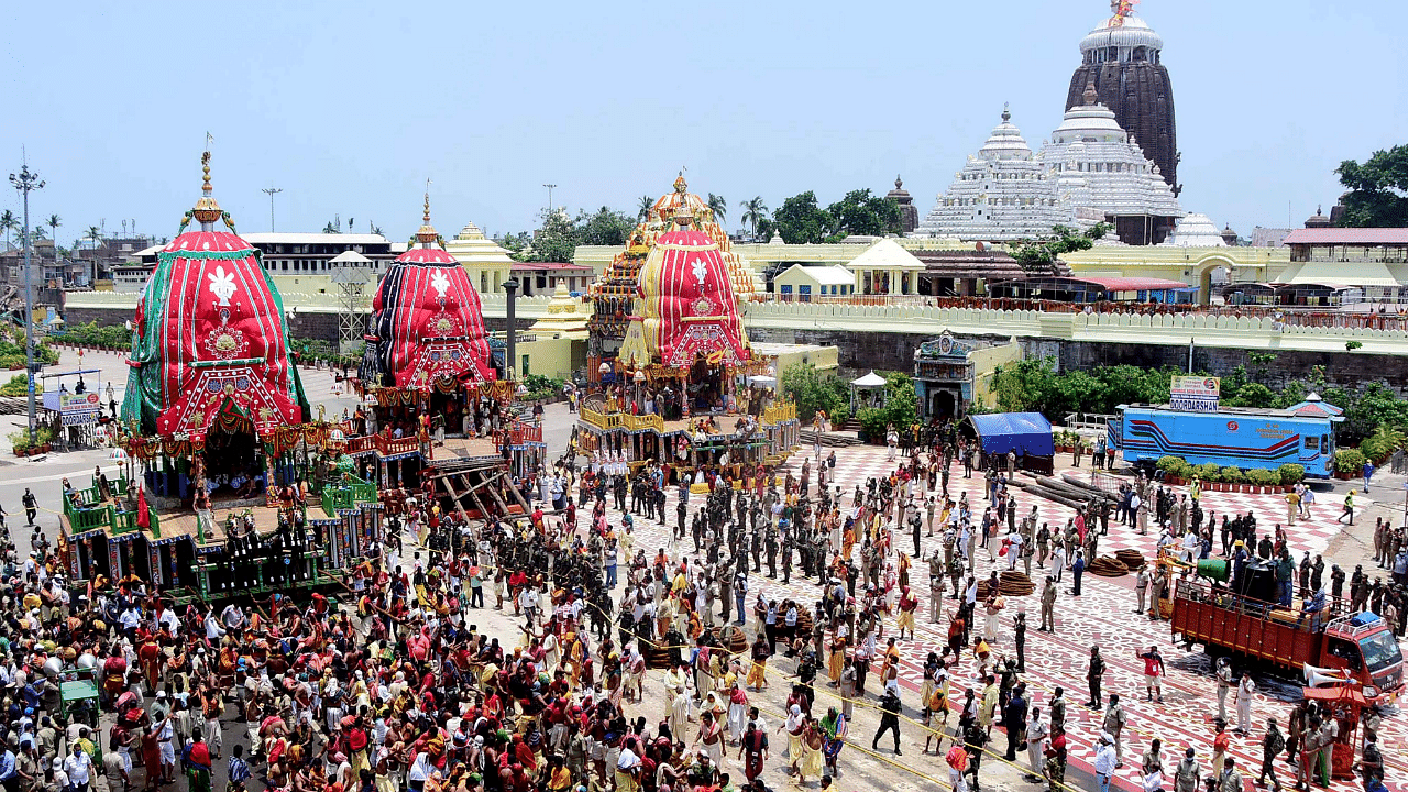 Ditties of Shree Jagannath temple. Credit: AFP Photo