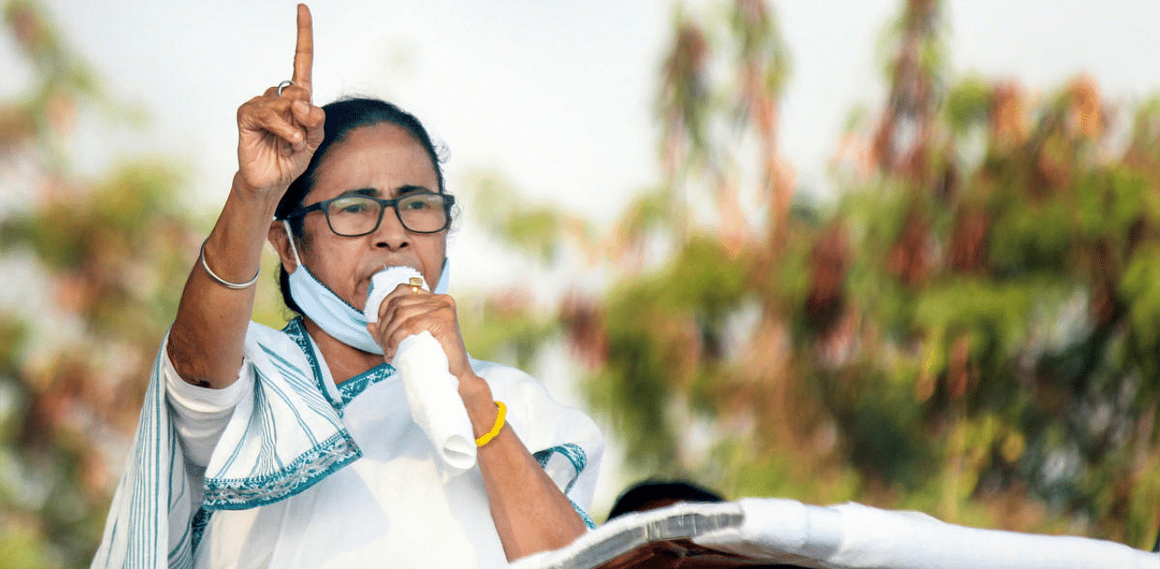 West Bengal Chief Minister Mamata Banerjee. Credit: PTI photo. 