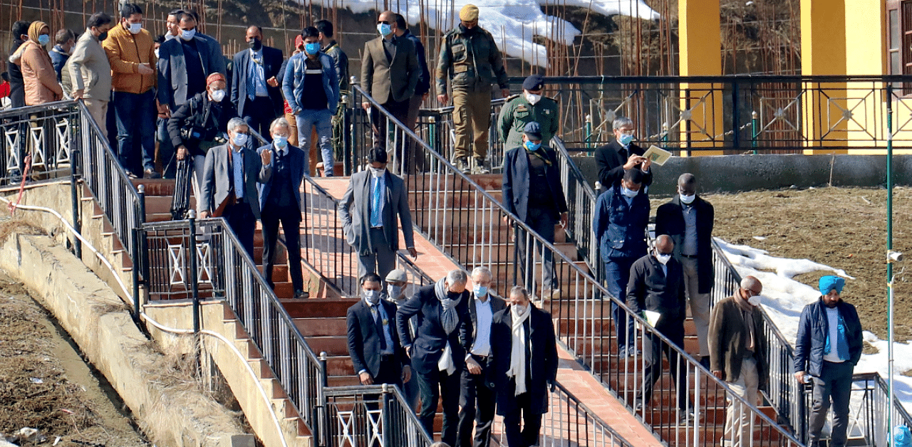 24 foreign envoys in Srinagar on two-day visit. Credit: PTI Photo 