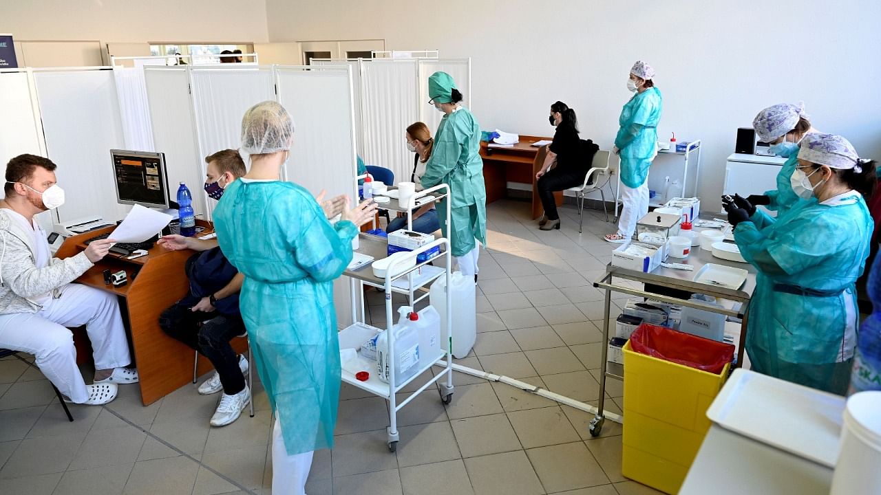 Slovakia became the country with the most Covid-19 deaths by size of population in the world this week amid a surge of the UK variant. Credit: Reuters Photo