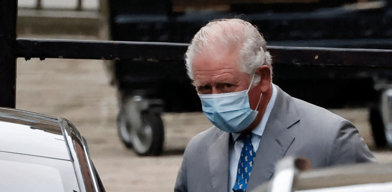 Britain's Prince Charles, Prince of Wales leaves the King Edward VII hospital in central London on February 20, 2021 where Britain's Prince Philip, Duke of Edinburgh was admitted. Credit: AFP Photo