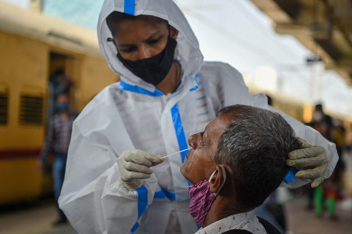 Maharashtra has seen a recent spike in coronavirus cases. Credit: AFP photo. 