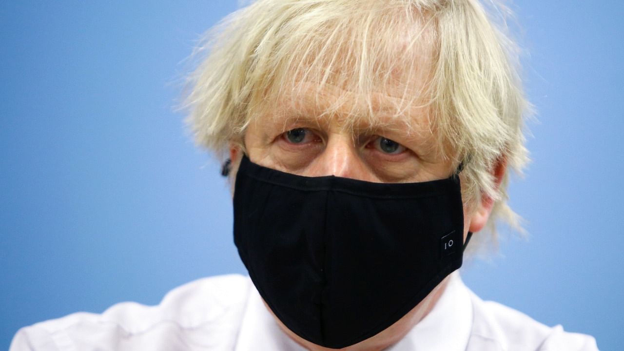 UK Prime Minister Boris Johnson is set to begin easing the nationwide lockdown from March 8. Credit: Reuters Photo