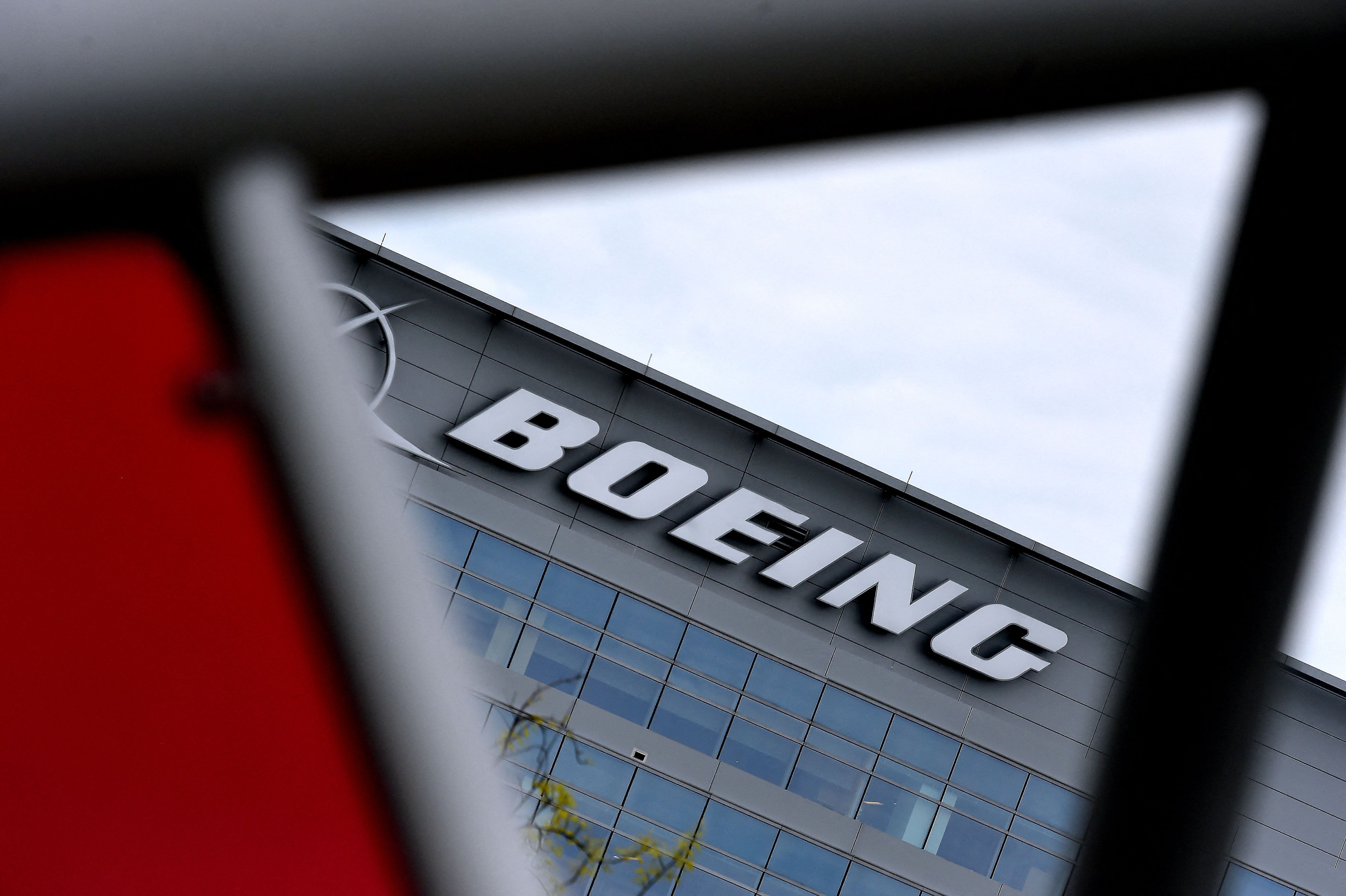 Boeing logo. Credit: AFP Photo