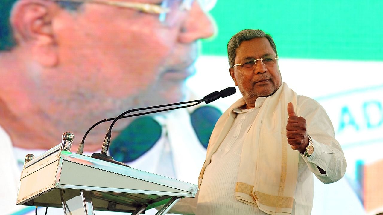 Ex Karnataka CM Siddaramaiah. Credit: DH File Photo/Pushkar V