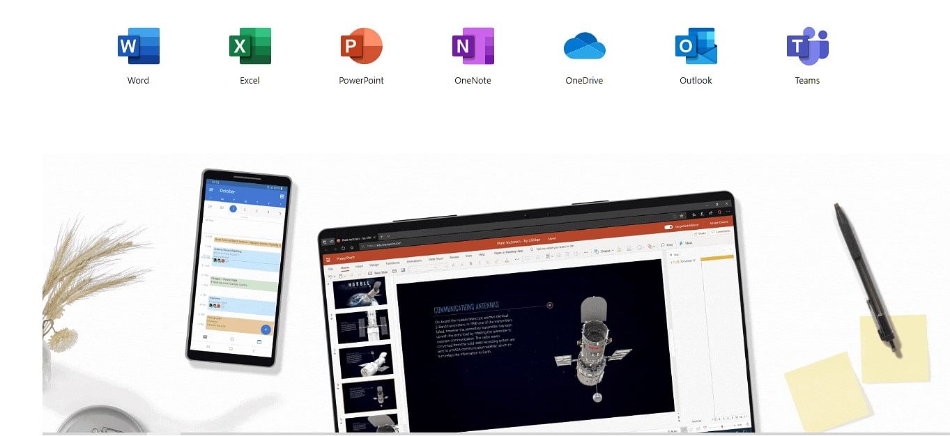Microsoft 365 website (screen-grab)
