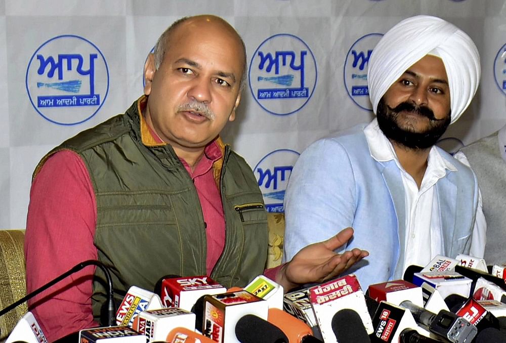 Delhi Deputy Chief Minister and senior leader of Aam Aadmi Party (AAP) Manish Sisodia. Credit: PTI Photo